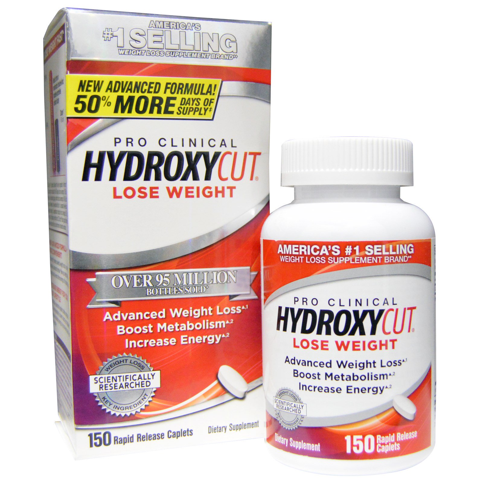 Viên uống giảm cân không chất kích thích Hydroxycut Pro Clinical