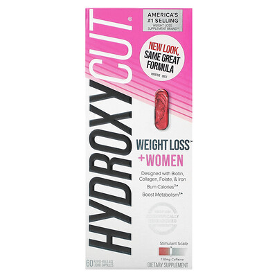 

Hydroxycut, Weight Loss +Women, 60 Rapid-Release Liquid Capsules