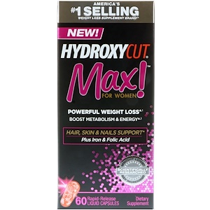 Купить Hydroxycut, Max! Pro Clinical для женщин, 60 капсул быстрого высвобождения  на IHerb