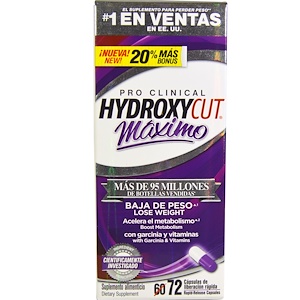Hydroxycut, Pro Clinical, Maximo, 72 Rapid-Release Capsules