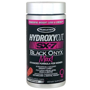 Hydroxycut, Hydroxycut, SX-7 черный оникс, Max!, 100 капсул жидкой плазмы