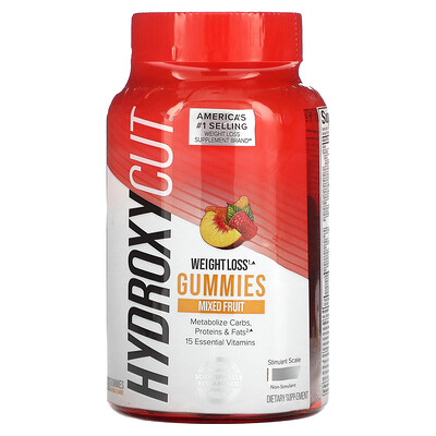 

Hydroxycut Weight Loss Gummies Mixed Fruit 90 Gummies