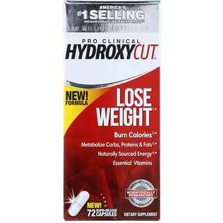 Hydroxycut, Pro Clinical Hydroxycut، لفقدان الوزن، 72 كبسولة سريعة المفعول