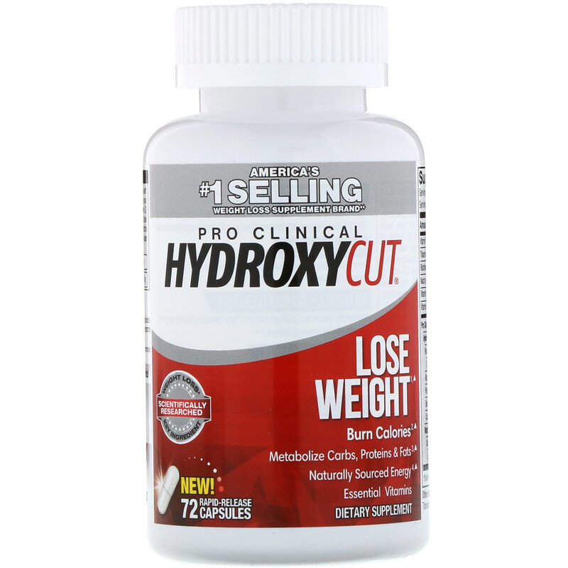 Hydroxycut, Pro Clinical Hydroxycut, Lose Weight, 72 RapidRelease
