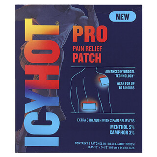 Icy Hot, Tampalan Penghilang Sakit Pro , 5 Tampalan