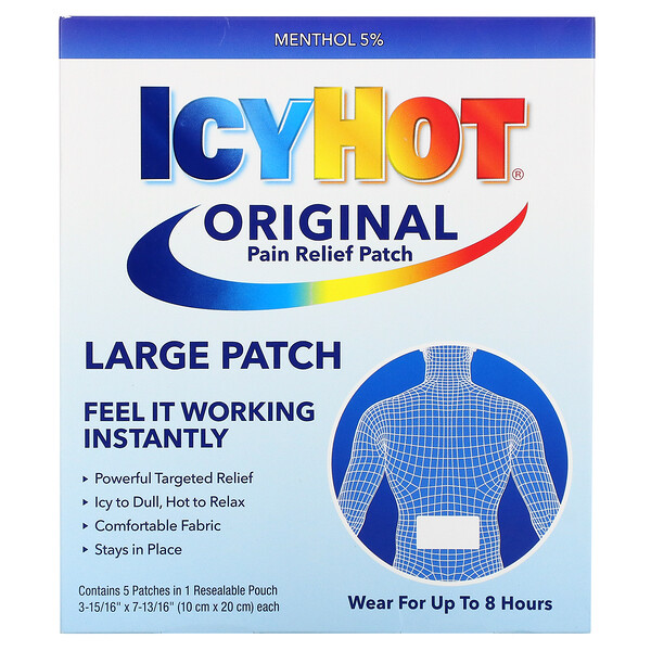 Original Pain Relief Patch, Large, 5 Patches