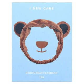 I Dew Care, 브라운 베어 헤어밴드, 1개