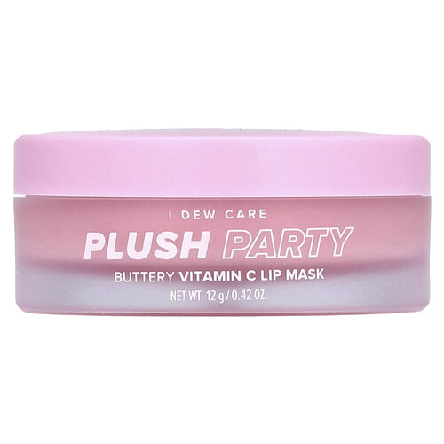 I Dew Care, Buttery Vitamin C Lip Beauty Mask, Plush Party, 0.42 oz (12 g)