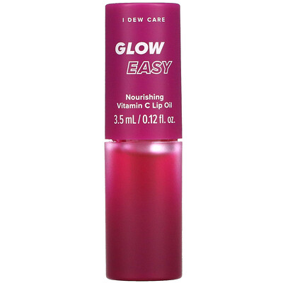 I Dew Care Glow Easy, Nourishing Vitamin C Lip Oil, 0.12 fl oz (3.5 ml)