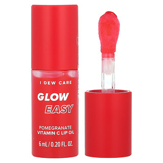 I Dew Care‏, Glow Easy ، زيت الشفاه بفيتامين جـ ، بالرمان ، 0.20 أونصة سائلة (6 مل)