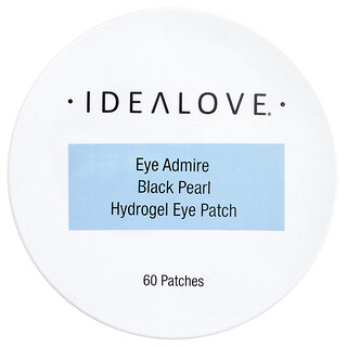 Idealove, Eye Admire, гидрогелевые патчи для глаз с чёрным жемчугом, 60 шт.