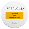Idealove, Eye Admire, Patch pour les yeux à l'hydrogel et à l'or, 60 patchs