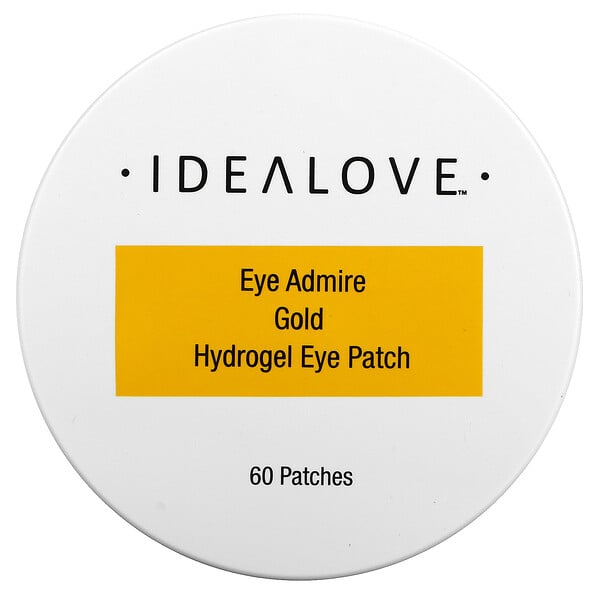 Idealove, Eye Admire, гидрогелевые патчи для глаз с золотом, 60 шт.