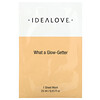 Idealove, قناع الجمال What a Glow-Getter الورقي لإشراق البشرة، قناع ورقي واحد، 0.85 أونصة سائلة (25 ملل)