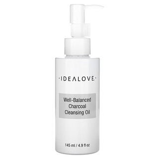 Idealove, Aceite de limpieza de carbón vegetal equilibrado, 145 ml (4,9 oz. líq.)