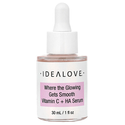 Product Image for Idealove, Where the Glowing Gets Smooth, Vitamin C + HA Serum, 1 fl oz (30 ml)