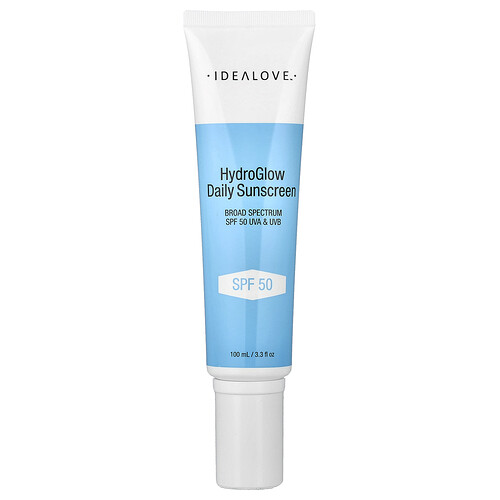 Idealove Hydro Glow Daily Sunscreen SPF 50, 3.3 fl oz (100 ml)