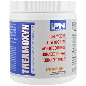iForce Nutrition, Thermoxyn, добавка для снижения веса, радужный щербет, 140 г (4,9 унции)
