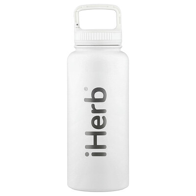Product Image for iHerb Goods, iHerb Bohtal Insulated Sports Bottle, White, 32 oz (960 ml)