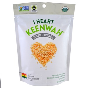 Отзывы о I Heart Keenwah, Toasted Quinoa, Bolivian Royal Quinoa, 12 oz (340 g)