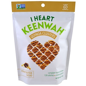 I Heart Keenwah, Кластеры киноа, арахисовое масло и какао, 113,4 г (4 унции)