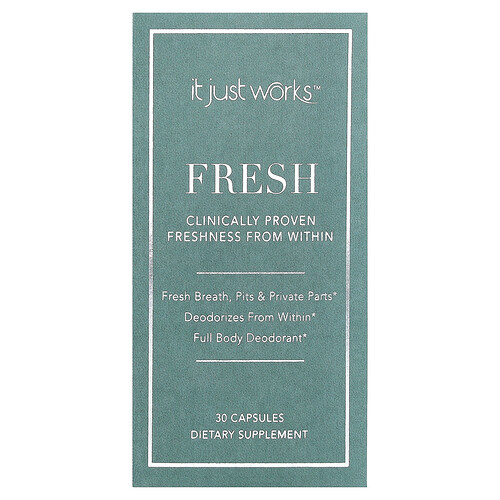 iHerb UK - It Just Works , Fresh, 30 Capsules