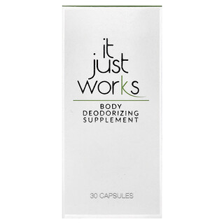 It Just Works, Complément désodorisant pour le corps, 30 capsules