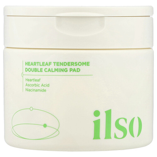 ilso, Heartleaf Tendersome Double Calming Pad, beruhigende Pads, 60 Pads