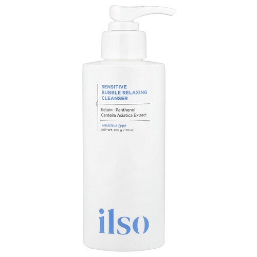 Ilso Sensitive Bubble Relaxing Cleanser, Sensitive Type, 7 oz (200 g)