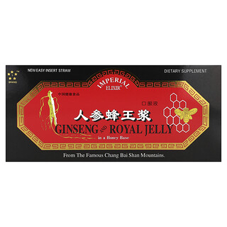 Imperial Elixir, Ginseng y jalea real, 10 frascos, 10 ml (0,34 oz. Líq.) Cada uno
