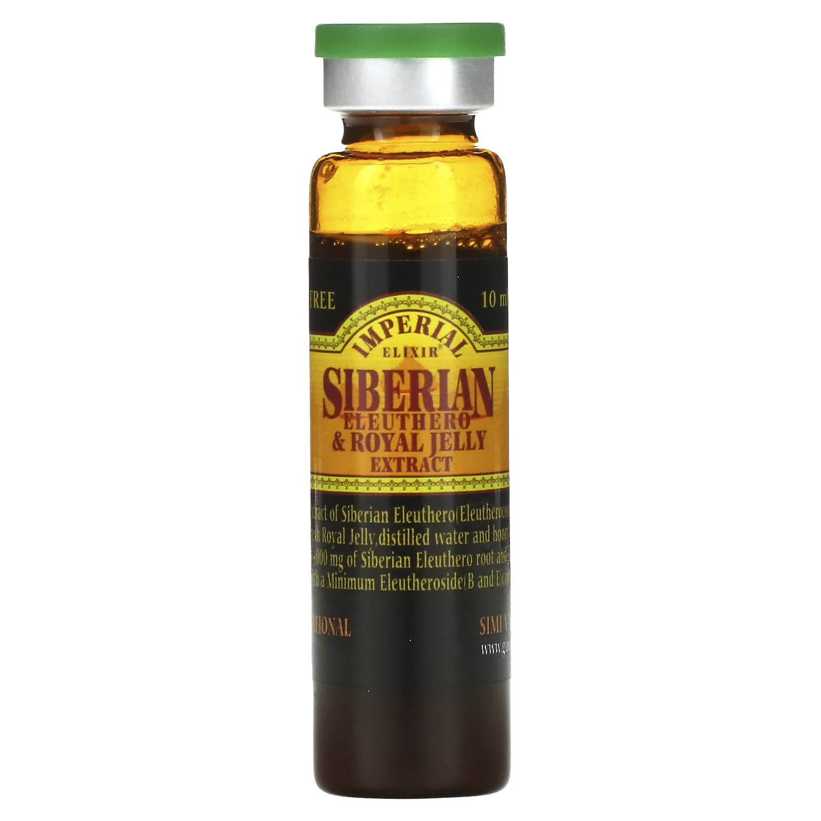 Imperial Elixir, Siberian Eleuthero & Royal Jelly Extract, Alcohol Free