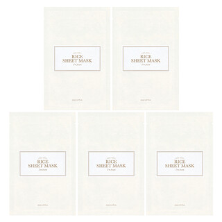 I'm From, Rice Beauty Sheet Mask, 5 Sheets, 0.67 fl oz (20 ml) Each