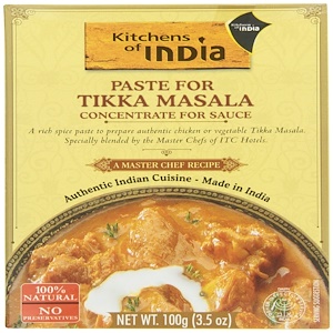 Купить Kitchens of India, Curry Paste For Tikka Masala, 3.5 oz  на IHerb
