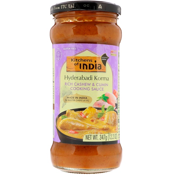 Kitchens of India, Hyderabadi Korma, Rich Cashew & Cumin Cooking Sauce