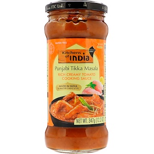 Отзывы о Китченс оф индия, Punjabi Tikka Masala, Rich Creamy Tomato Cooking Sauce, Mild, 12.2 oz (347 g)