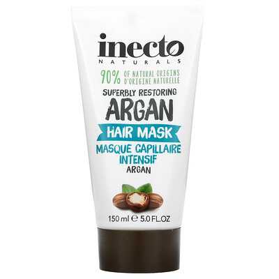 

Inecto Superbly Restoring Argan, Hair Mask, 5.0 fl oz (150 ml)