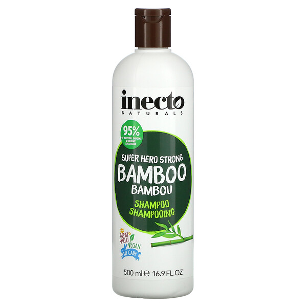Inecto‏, Super Hero Strong Bamboo Shampoo, 16.9 fl oz (500 ml)