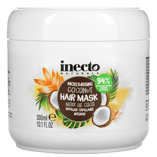 Inecto, 保濕椰子髮膜，10.1 液量盎司（300 毫升）
