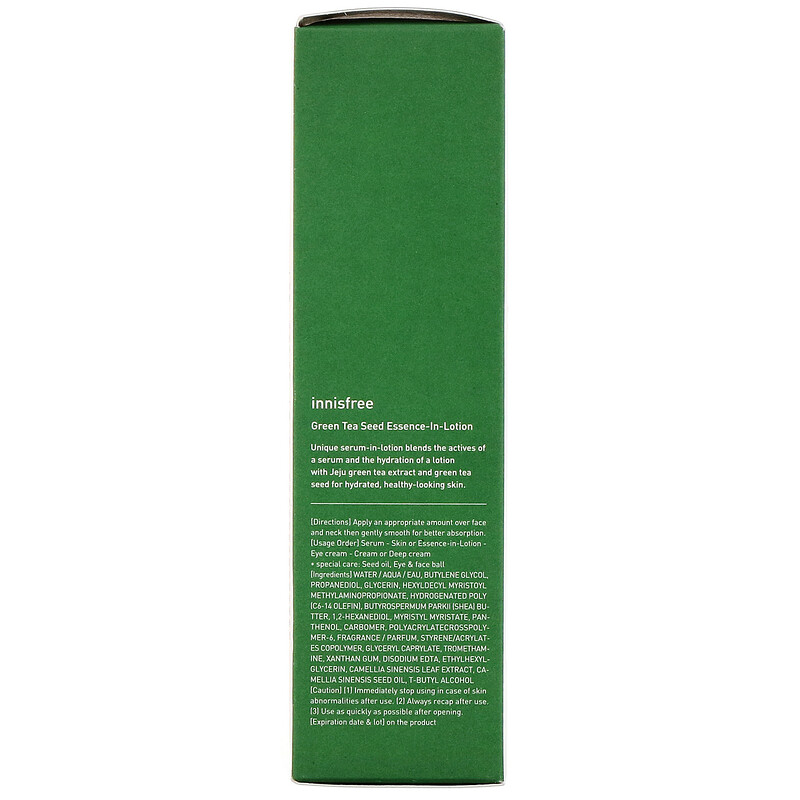 Innisfree, Green Tea Seed EssenceInLotion, 3.38 fl oz (100 ml)