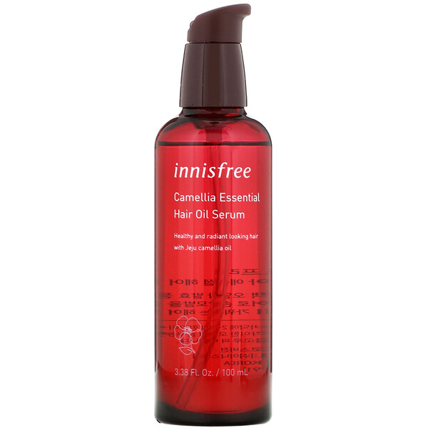 Innisfree, Camellia Essential Hair Oil Serum, 3.38 fl oz (100 ml)