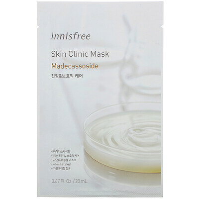 

Innisfree Skin Clinic Mask, Madecassoside, 1 Sheet, 0.67 fl oz (20 ml)