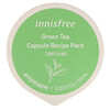 Innisfree‏, كبسولة Recipe Pack، بالشاي الأخضر، 0.33 أونصة سائلة (10 مل)