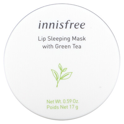 Innisfree Ночная маска для губ с зеленым чаем, 17 г (0,59 унции)