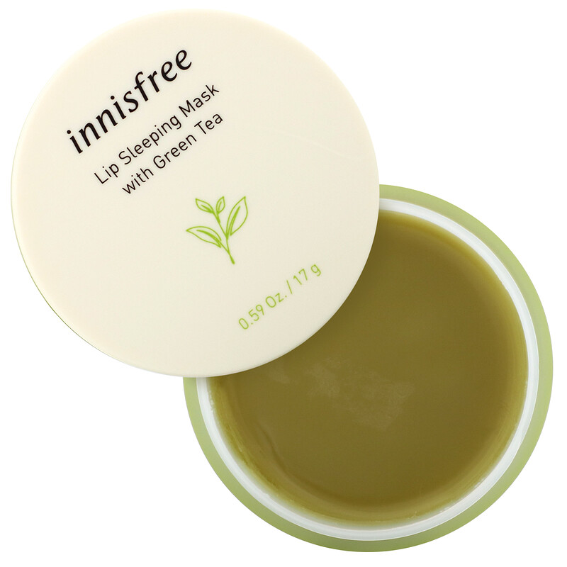 Innisfree, Lip Sleeping Mask with Green Tea, 0.59 oz (17 g) iHerb