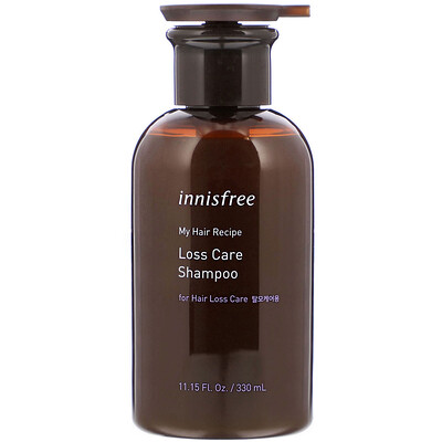 Innisfree My Hair Recipe, Loss Care Shampoo, 11.15 fl oz (330 ml)
