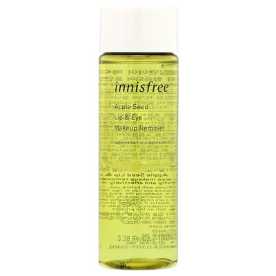 

Innisfree Apple Seed Lip & Eye Makeup Remover, 3.38 fl oz (100 ml)