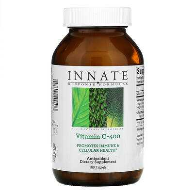 Innate Response Formulas Vitamin C-400, 180 таблеток