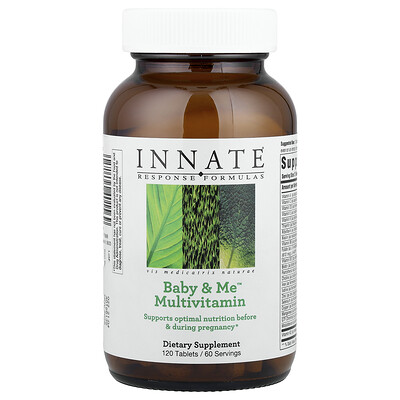 Innate Response Formulas, Suplemento multivitamínico Baby & Me™, 120 comprimidos