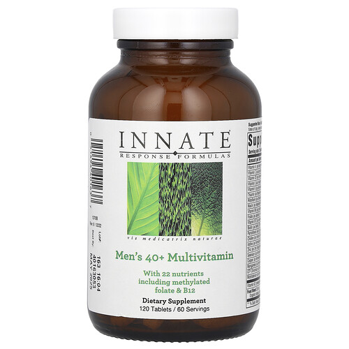 Innate Response Formulas, Mäns 40+ multivitamin, 120 tabletter