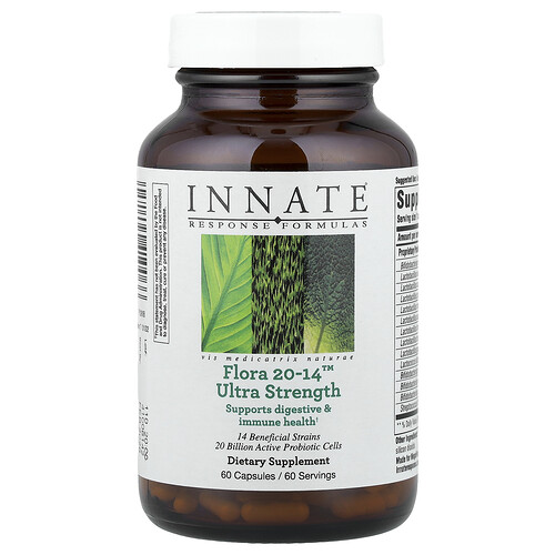 Innate Response Formulas, Flora 20-14™, Ultrastyrka, 60 kapslar